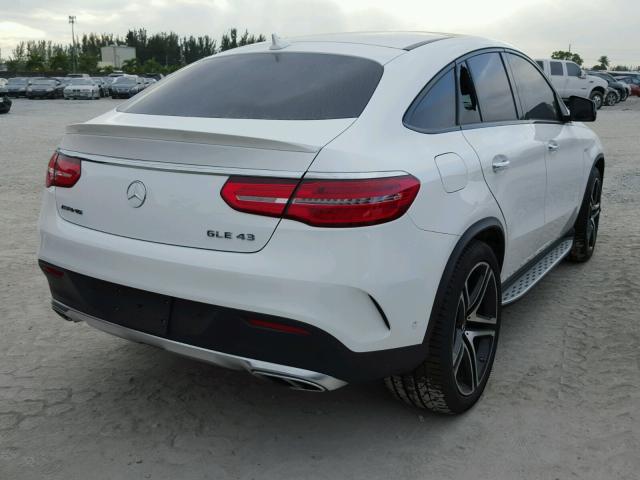 4JGED6EB6HA075486 - 2017 MERCEDES-BENZ GLE COUPE WHITE photo 4