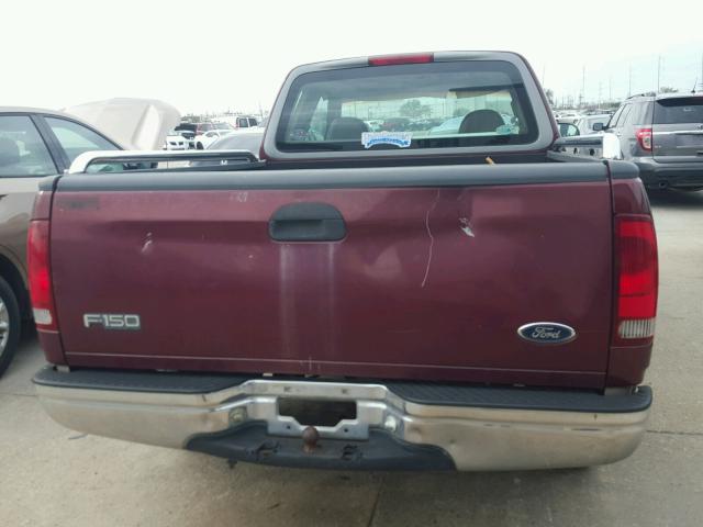 1FTZX1728WNB28028 - 1998 FORD F150 RED photo 9