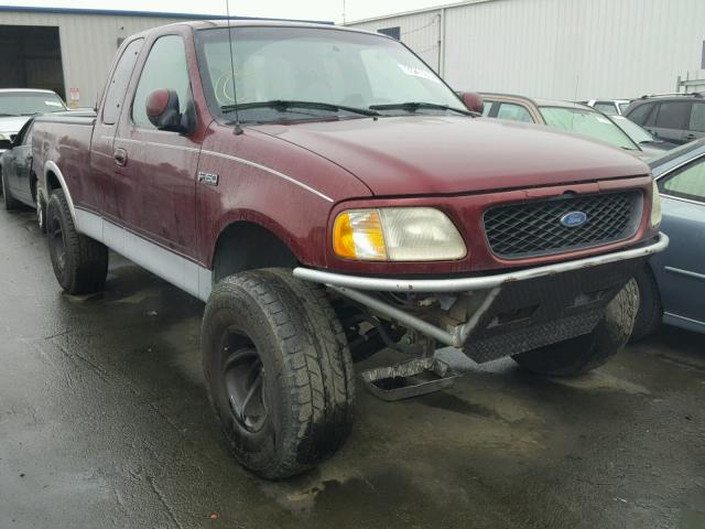 1FTDX17W1VKB97351 - 1997 FORD F150 BURGUNDY photo 1