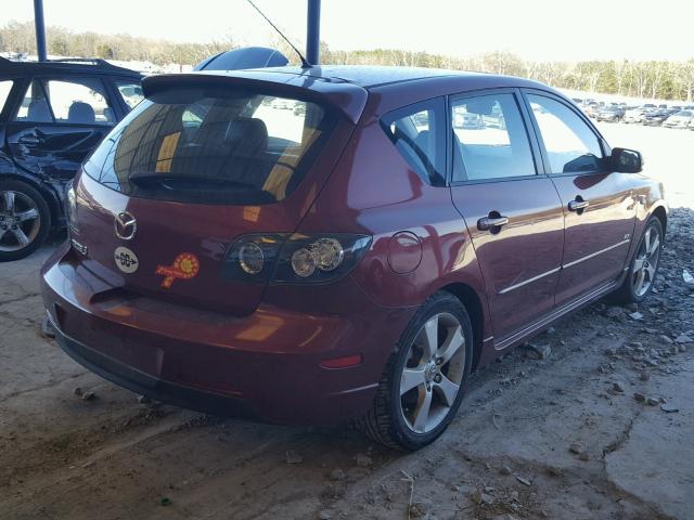 JM1BK344661467122 - 2006 MAZDA 3 HATCHBAC BURGUNDY photo 4