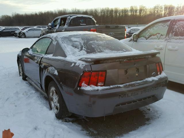 1FAFP40473F436576 - 2003 FORD MUSTANG GRAY photo 3