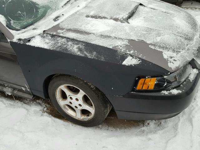 1FAFP40473F436576 - 2003 FORD MUSTANG GRAY photo 9