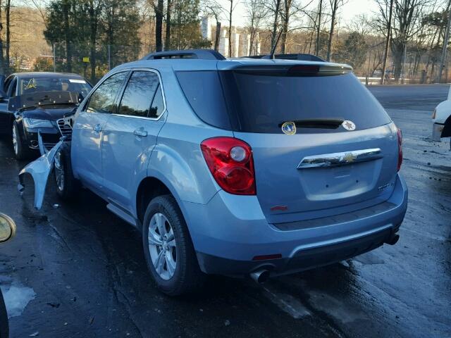 2GNFLCE33E6369494 - 2014 CHEVROLET EQUINOX LT BLUE photo 3