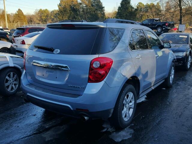 2GNFLCE33E6369494 - 2014 CHEVROLET EQUINOX LT BLUE photo 4