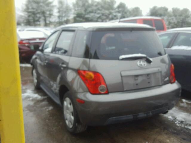 JTKKT624650106309 - 2005 TOYOTA SCION XA GRAY photo 3