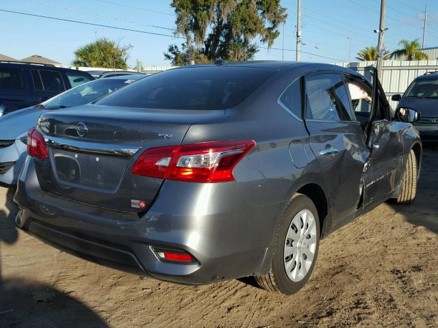 3N1AB7AP9HY332672 - 2017 NISSAN SENTRA S GRAY photo 4