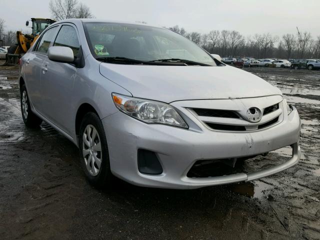 2T1BU4EEXCC872043 - 2012 TOYOTA COROLLA BA SILVER photo 1