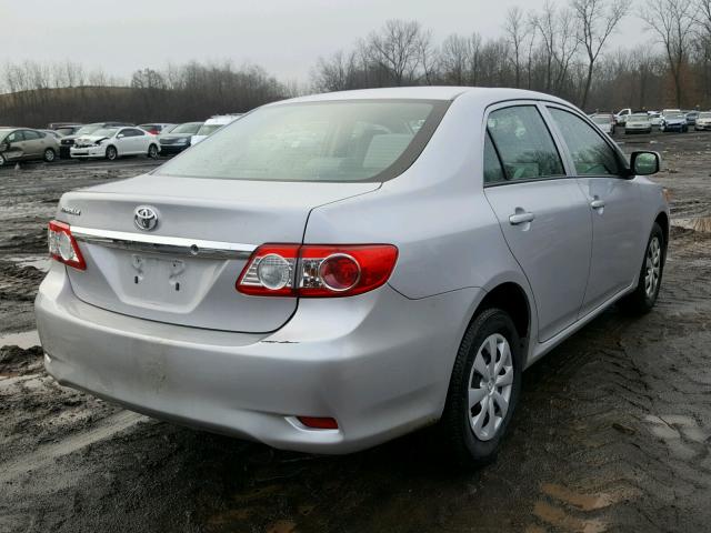 2T1BU4EEXCC872043 - 2012 TOYOTA COROLLA BA SILVER photo 4