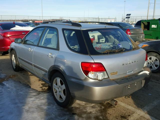 JF1GG68554G806092 - 2004 SUBARU IMPREZA OU SILVER photo 3