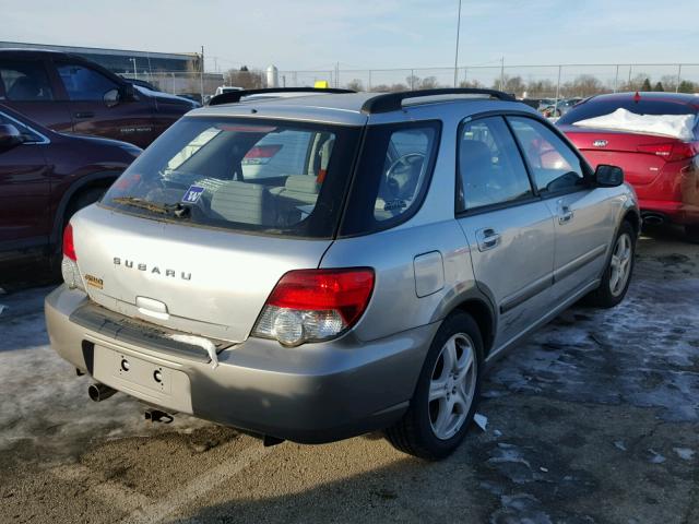 JF1GG68554G806092 - 2004 SUBARU IMPREZA OU SILVER photo 4