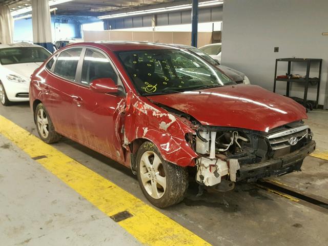 KMHDU46D77U214912 - 2007 HYUNDAI ELANTRA GL RED photo 1