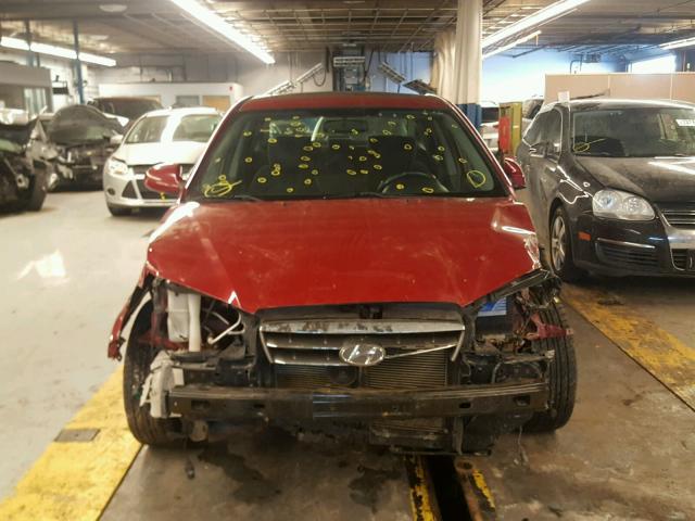 KMHDU46D77U214912 - 2007 HYUNDAI ELANTRA GL RED photo 9