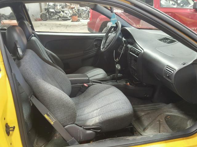 1G1JC12F537252057 - 2003 CHEVROLET CAVALIER YELLOW photo 5