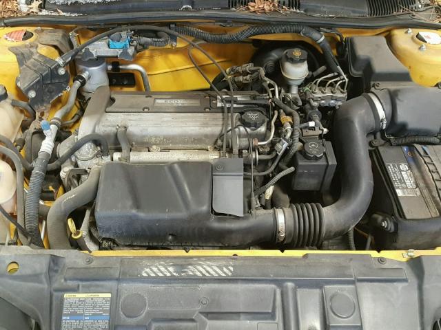 1G1JC12F537252057 - 2003 CHEVROLET CAVALIER YELLOW photo 7