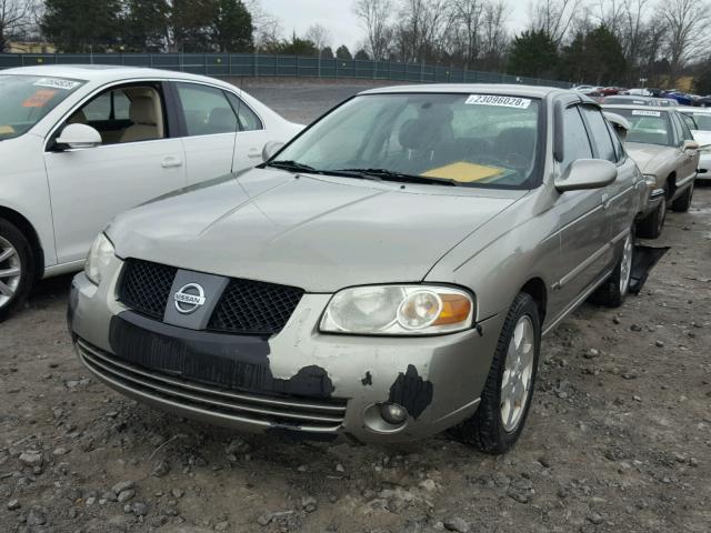 3N1CB51D55L508869 - 2005 NISSAN SENTRA 1.8 BEIGE photo 2