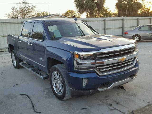 3GCPCTECXGG132537 - 2016 CHEVROLET SILVERADO BLUE photo 1