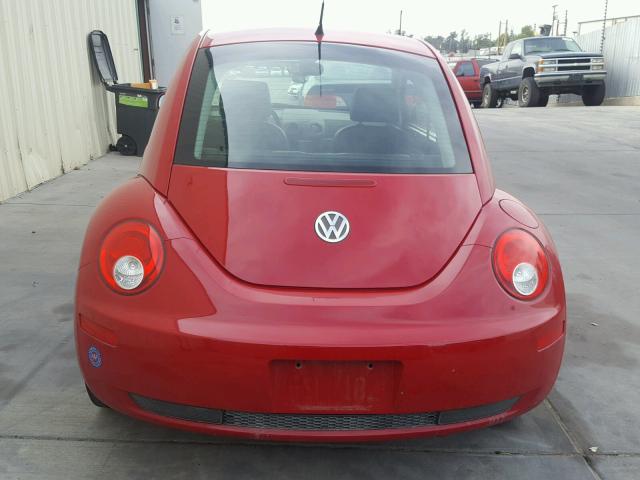 3VWPG31C06M404858 - 2006 VOLKSWAGEN NEW BEETLE RED photo 9