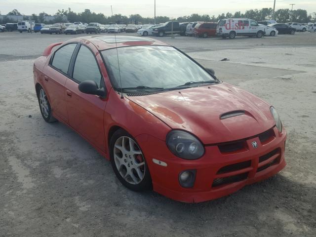 1B3ES66S14D559858 - 2004 DODGE NEON SRT-4 RED photo 1