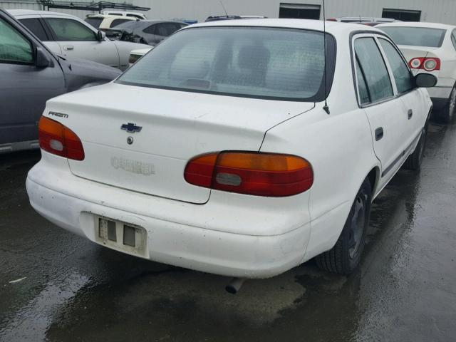 1Y1SK52811Z447092 - 2001 CHEVROLET GEO PRIZM WHITE photo 4