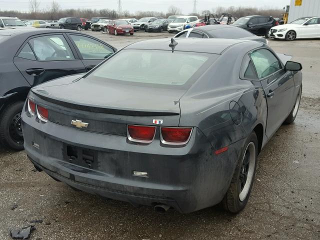 2G1FB1E37C9193358 - 2012 CHEVROLET CAMARO LT GRAY photo 4