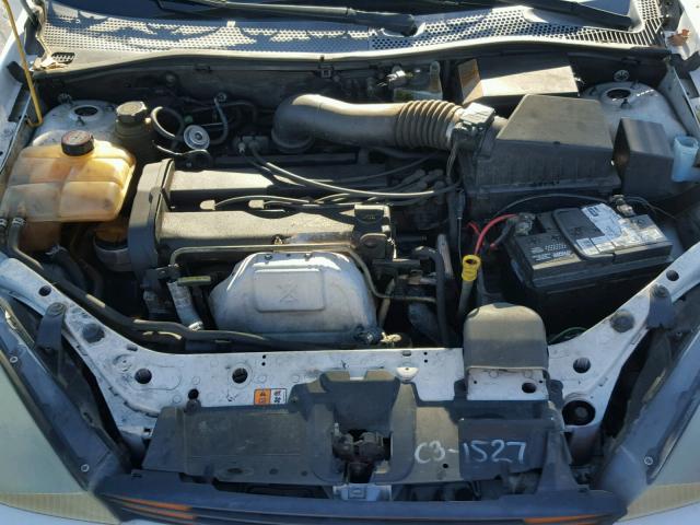 1FAFP38373W311826 - 2003 FORD FOCUS ZTS WHITE photo 7