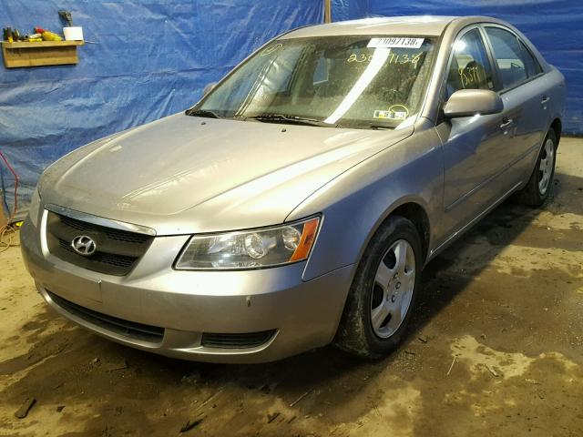 KMHET46C16A144323 - 2006 HYUNDAI SONATA GL GRAY photo 2