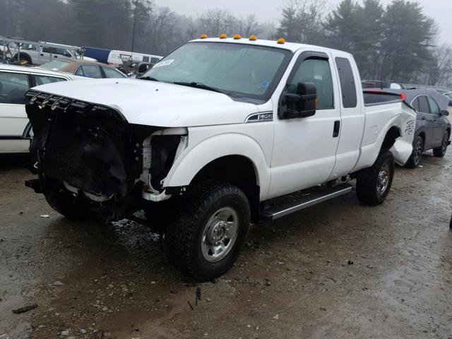 1FT7X2B64CEA36210 - 2012 FORD F250 SUPER WHITE photo 2