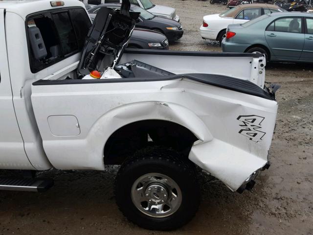 1FT7X2B64CEA36210 - 2012 FORD F250 SUPER WHITE photo 9