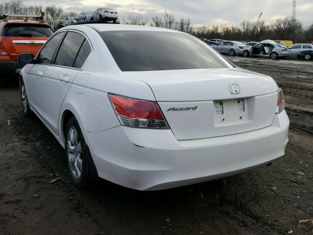 1HGCP26749A021886 - 2009 HONDA ACCORD EX WHITE photo 3