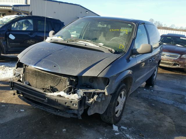 1C4GJ45383B138609 - 2003 CHRYSLER VOYAGER LX BLUE photo 2