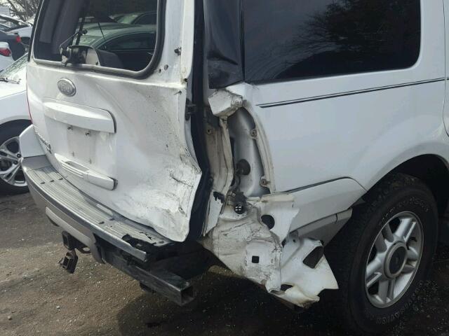 1FMPU16L33LA98806 - 2003 FORD EXPEDITION WHITE photo 9