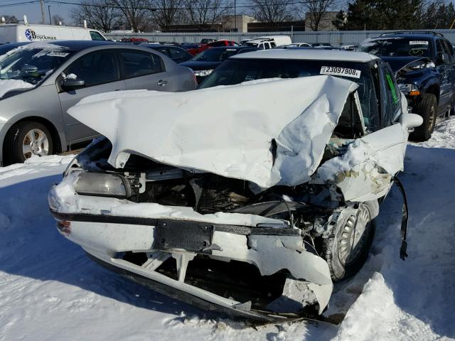 1G4HP52K2VH603840 - 1997 BUICK LESABRE CU WHITE photo 2