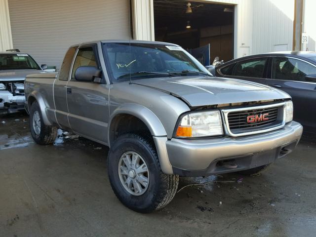 1GTCT19W528139076 - 2002 GMC SONOMA GRAY photo 1