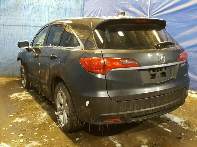 5J8TB4H39DL020721 - 2013 ACURA RDX BASE GRAY photo 3