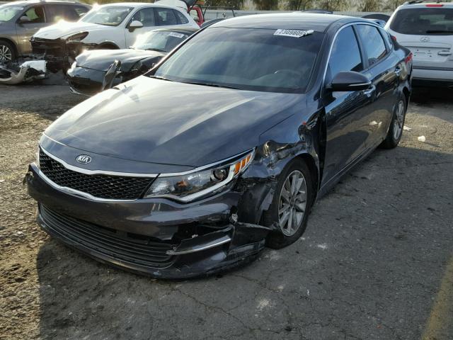 5XXGT4L16GG084898 - 2016 KIA OPTIMA LX CHARCOAL photo 2