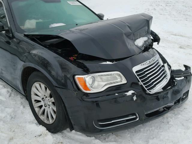 2C3CCAAGXDH508228 - 2013 CHRYSLER 300 BLACK photo 9