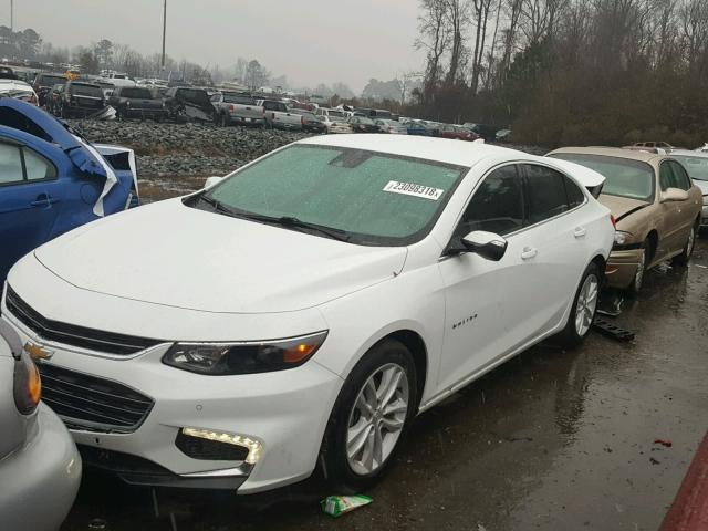 1G1ZE5ST6GF351315 - 2016 CHEVROLET MALIBU LT WHITE photo 2