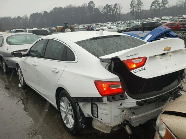 1G1ZE5ST6GF351315 - 2016 CHEVROLET MALIBU LT WHITE photo 3