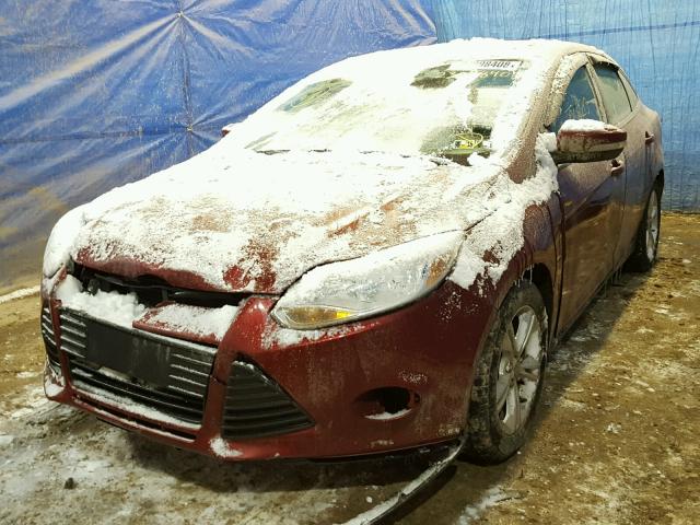 1FADP3F22DL232505 - 2013 FORD FOCUS SE RED photo 2