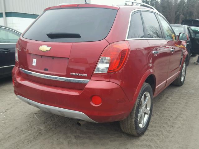 3GNAL3EK0DS606833 - 2013 CHEVROLET CAPTIVA LT RED photo 4