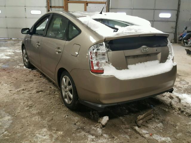 JTDKB20U997860145 - 2009 TOYOTA PRIUS GOLD photo 3