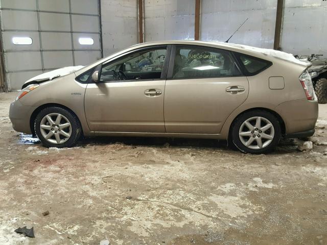 JTDKB20U997860145 - 2009 TOYOTA PRIUS GOLD photo 9