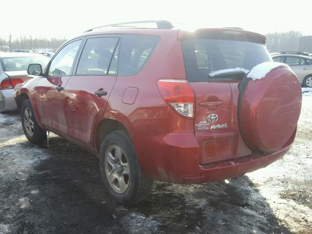 JTMBD33VX65000900 - 2006 TOYOTA RAV4 RED photo 3