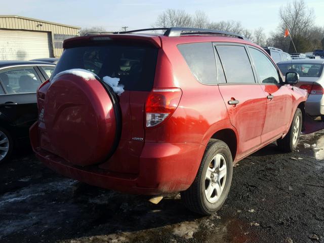 JTMBD33VX65000900 - 2006 TOYOTA RAV4 RED photo 4