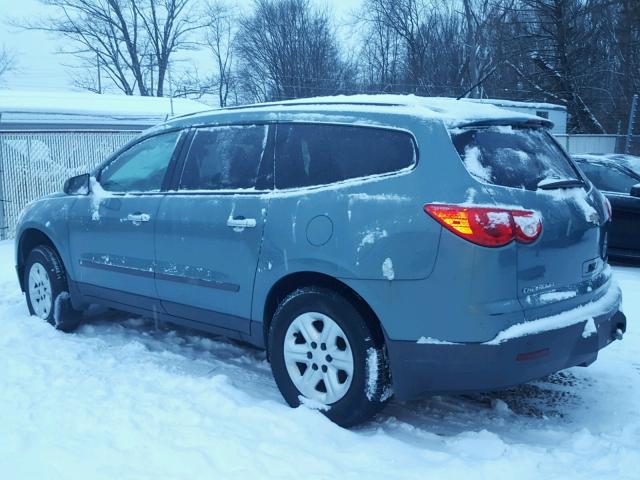 1GNER13D19S128269 - 2009 CHEVROLET TRAVERSE L TEAL photo 3