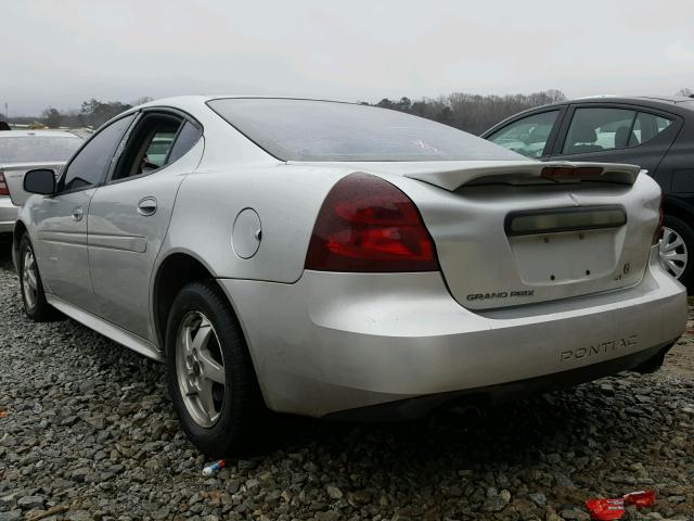 2G2WP522041327076 - 2004 PONTIAC GRAND PRIX SILVER photo 3