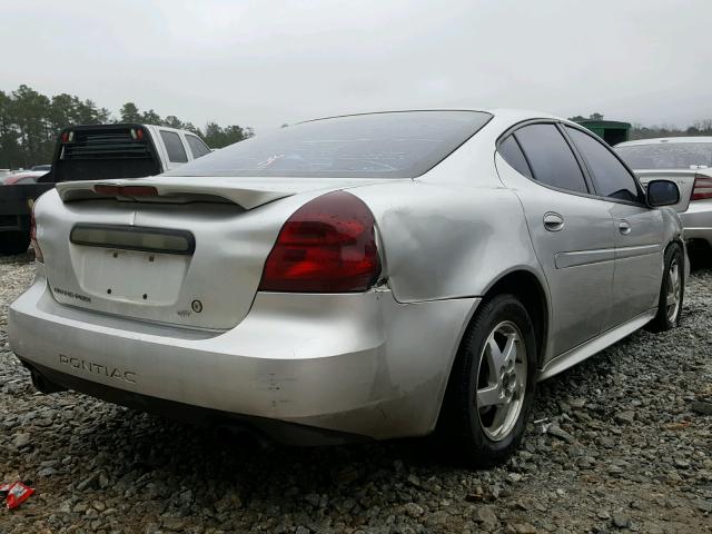 2G2WP522041327076 - 2004 PONTIAC GRAND PRIX SILVER photo 4