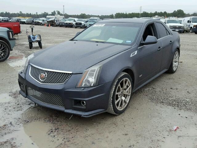 1G6DV5EP9A0122138 - 2010 CADILLAC CTS-V GREEN photo 2