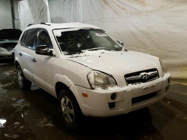 KM8JM12B87U634121 - 2007 HYUNDAI TUCSON GLS WHITE photo 1