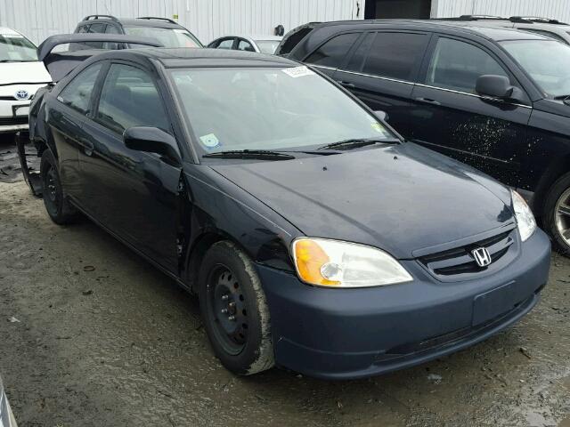 1HGEM22941L012641 - 2001 HONDA CIVIC SI BLACK photo 1